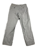 Calvin Klein Mens Gray Textured Chino Pants 100% Cotton Straight Leg 31x32