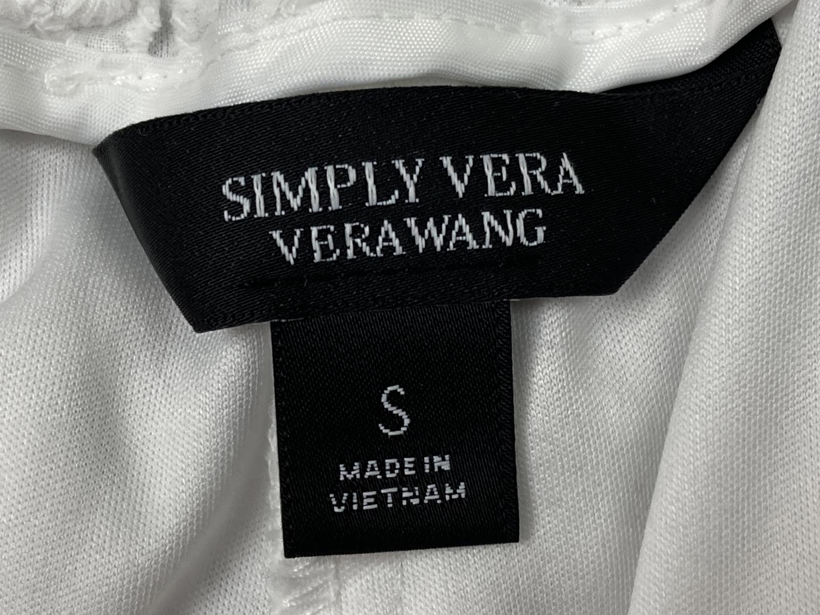 Simply Vera Vera Wang White Eyelet Lace Lined Shorts Women’s Size S
