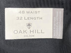 Oak Hill Dress Pants Men's Black Comfort Stretch Waist Big Tall Sz 48x32