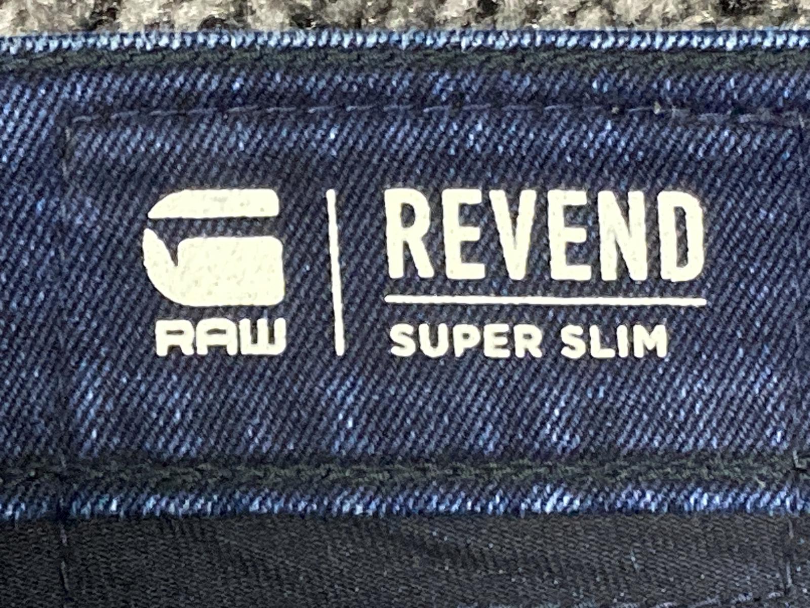G-Star Raw Men's Revend Super Slim Jeans Denim Blue Size 29x32
