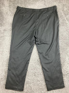 Oak Hill Dress Pants Men's Black Comfort Stretch Waist Big Tall Sz 48x32