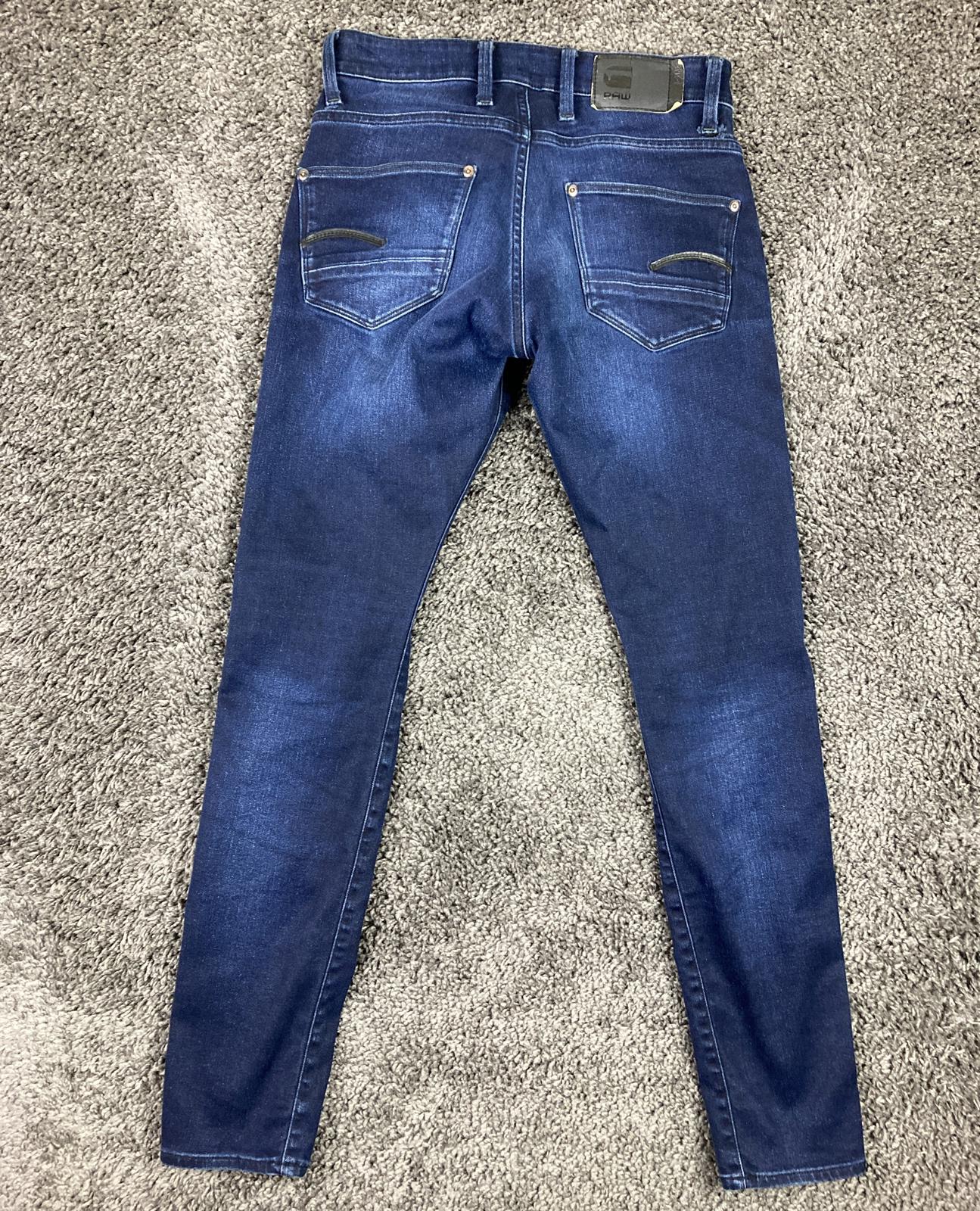 G-Star Raw Men's Revend Super Slim Jeans Denim Blue Size 29x32