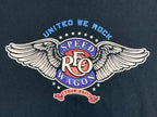 Gildan REO Speedwagon T-Shirt Tour 2017 United We Rock Size XL Black