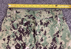 US Navy NWU Type III Camo Cargo Trousers Pants Short Digital AOR2 Ripstop Sz S