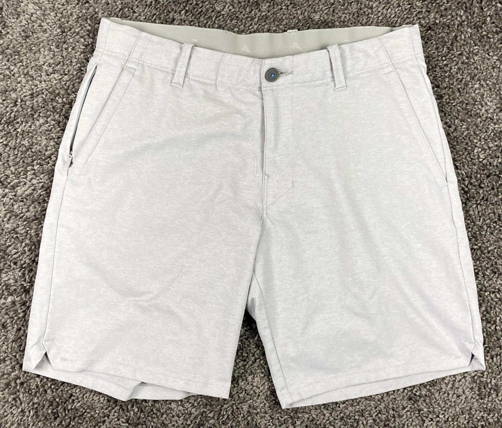 Tommy Bahama On Par Island Zone Men's Shorts 8" Golf Light Grey Size 32