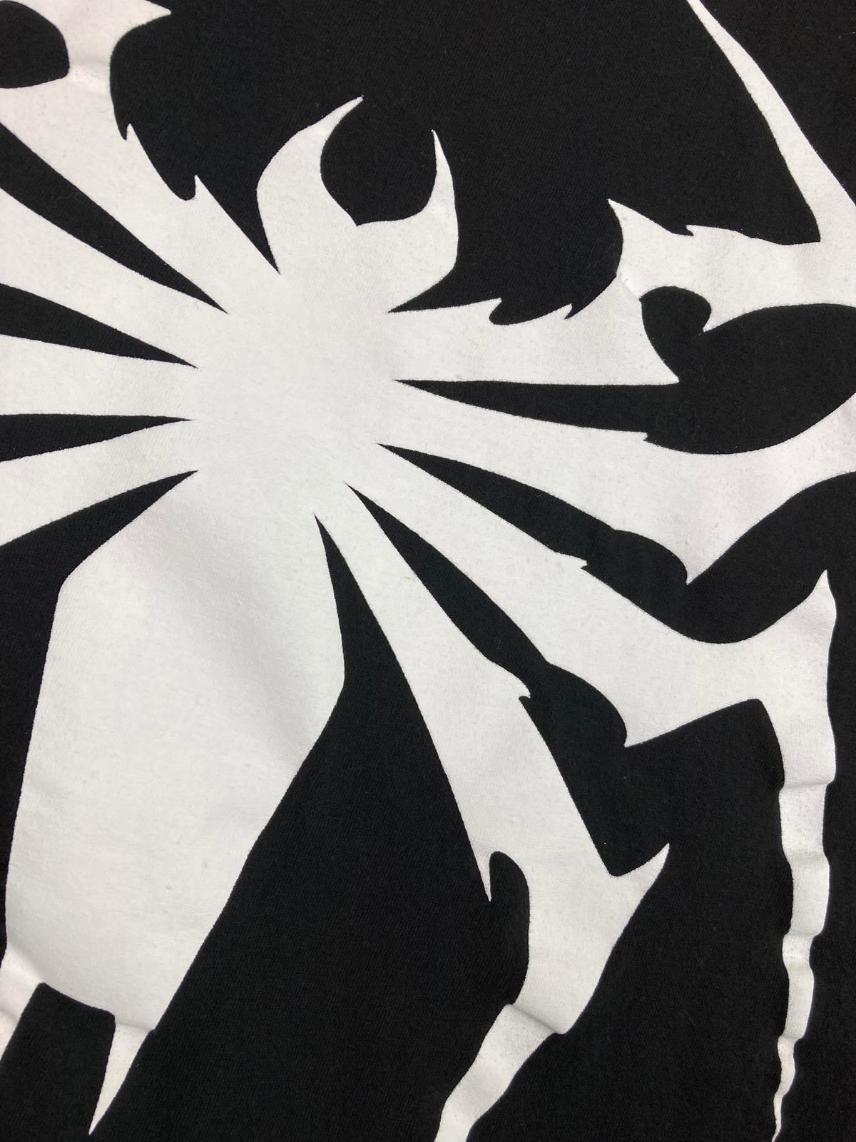 Marvel Spider-Man 2 Venom White Spider Logo T-Shirt Black Men’s XL Mad Engine