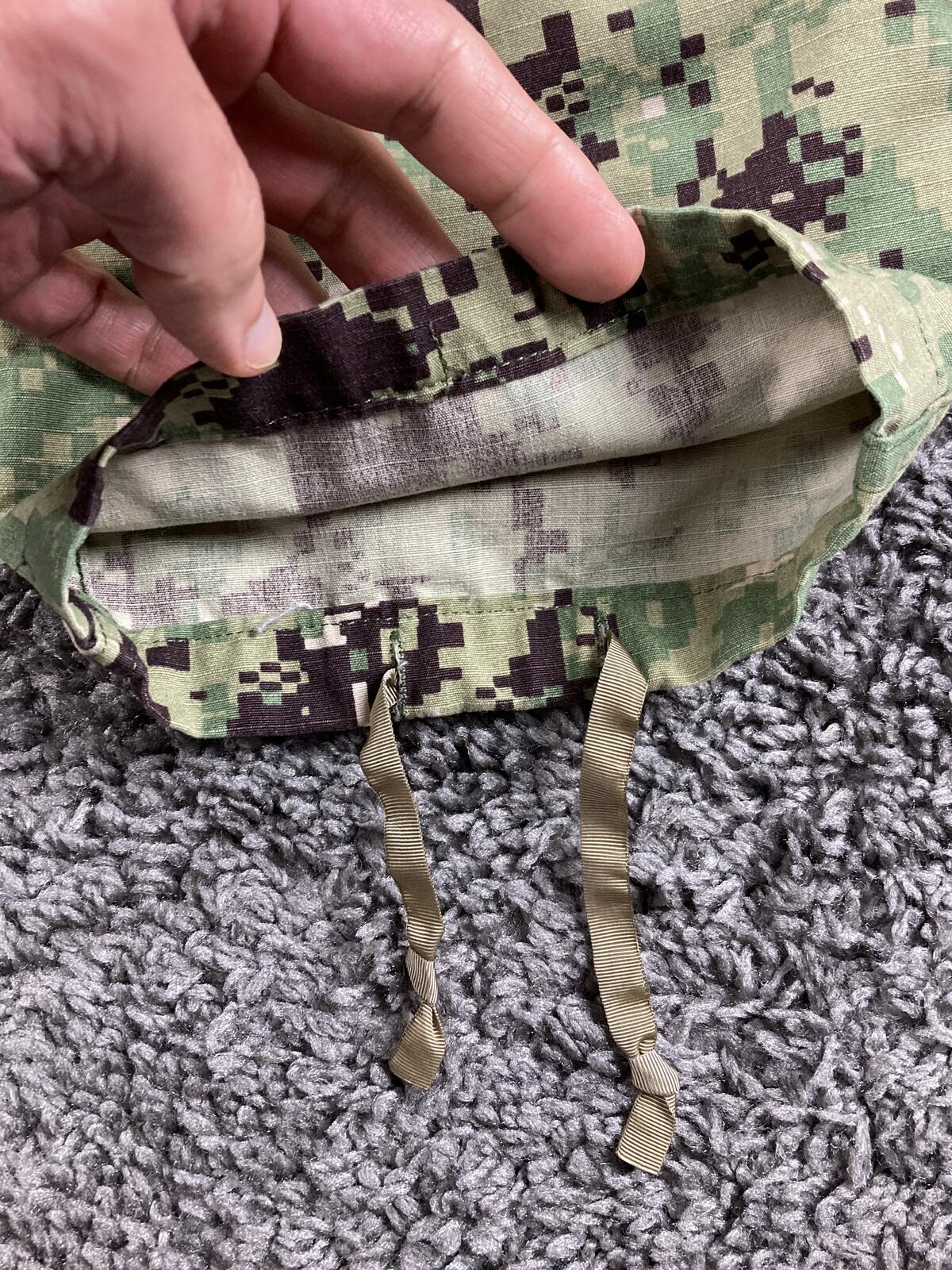 US Navy NWU Type III Camo Cargo Trousers Pants Short Digital AOR2 Ripstop Sz S