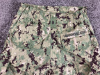 US Navy NWU Type III Camo Cargo Trousers Pants Short Digital AOR2 Ripstop Sz S