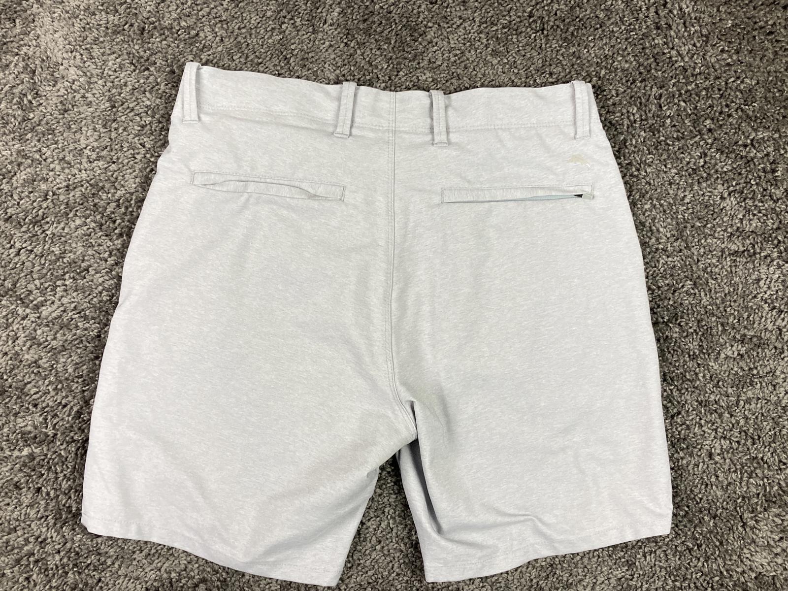 Tommy Bahama On Par Island Zone Men's Shorts 8" Golf Light Grey Size 32