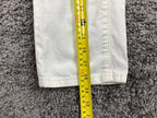 Pilcro & the Letterpress Anthropology White Ankle Skinny Pants Women 25 Stretch