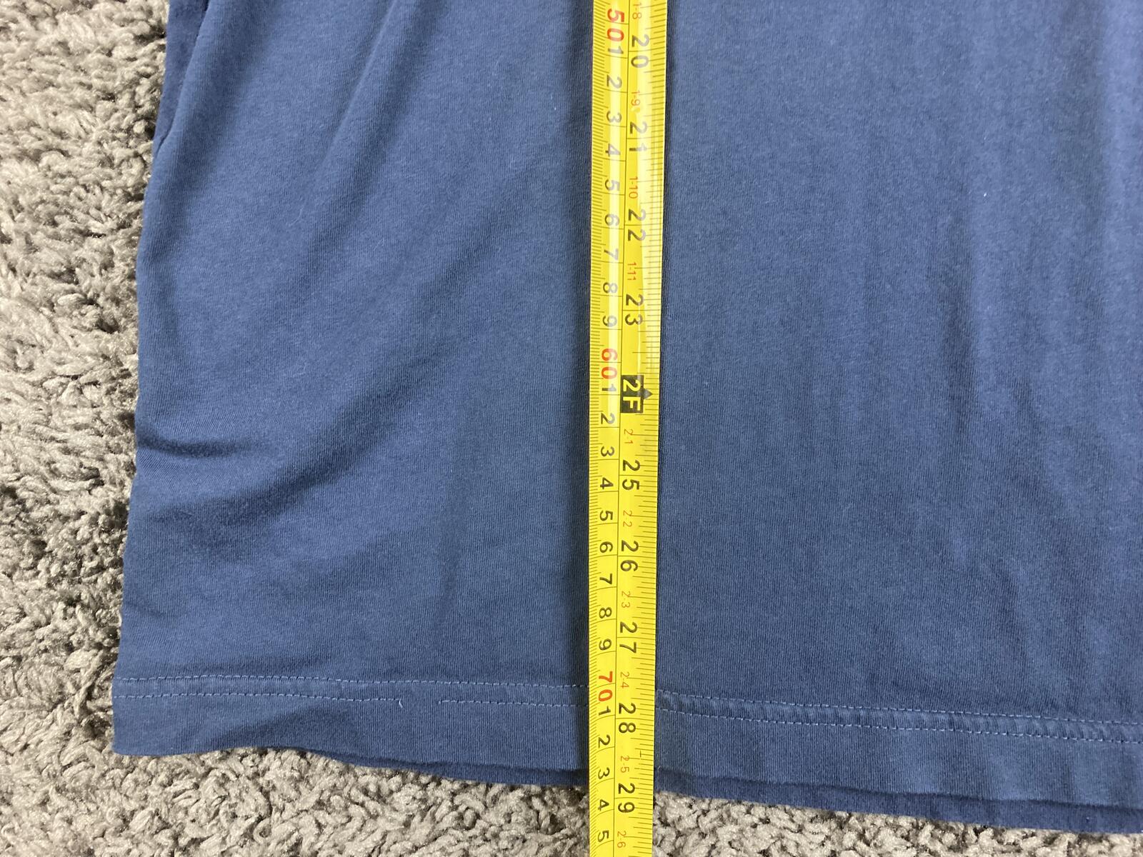 Hurley T Shirt Mens Blue Icon Slash Tee Short Sleeve Skate Surf Crew Neck Sz XL