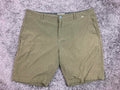 Linksoul Boardwalker Golf Shorts Men Size 38 Olive Green Stretch Knit Comfort