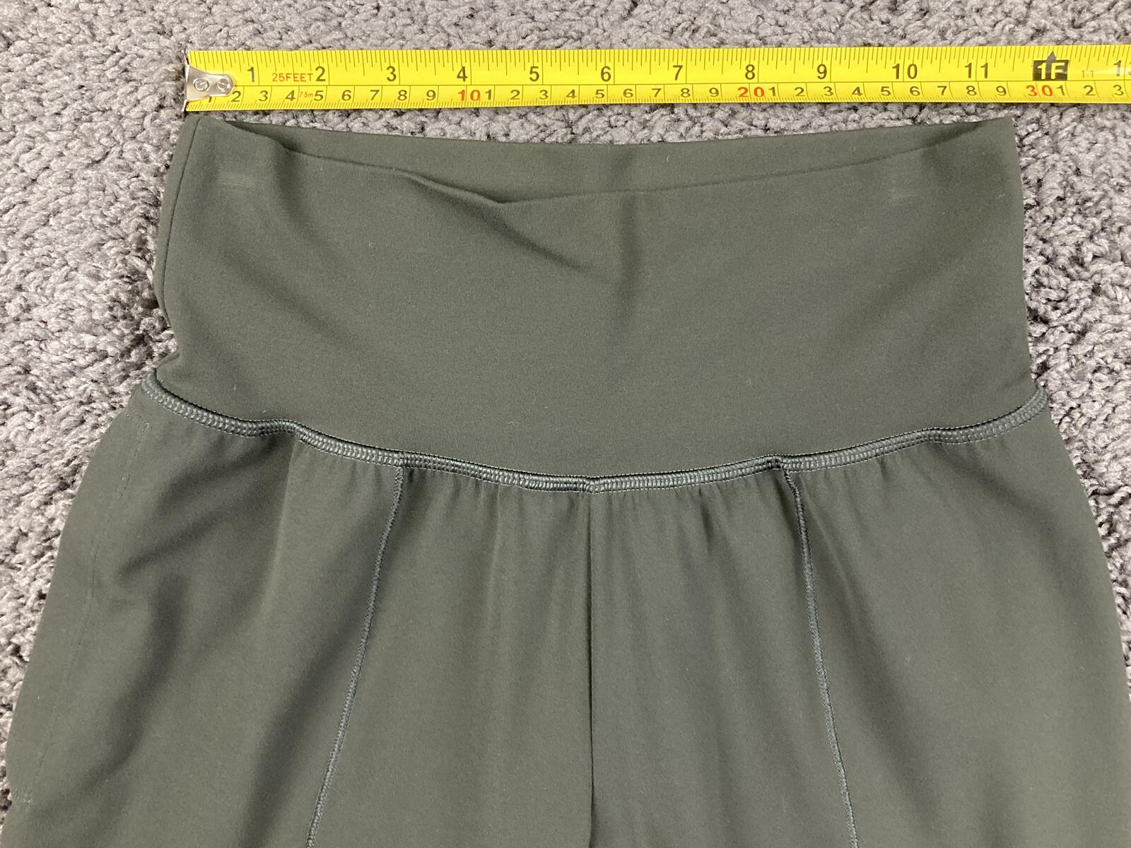 Athleta Salutation Jogger Powervita Pants Green Gym Yoga XSP XS Petite