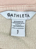 Athleta Coaster Luxe Sweatshirt Womens Blush Pink Size S