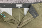 Linksoul Boardwalker Golf Shorts Men Size 38 Olive Green Stretch Knit Comfort