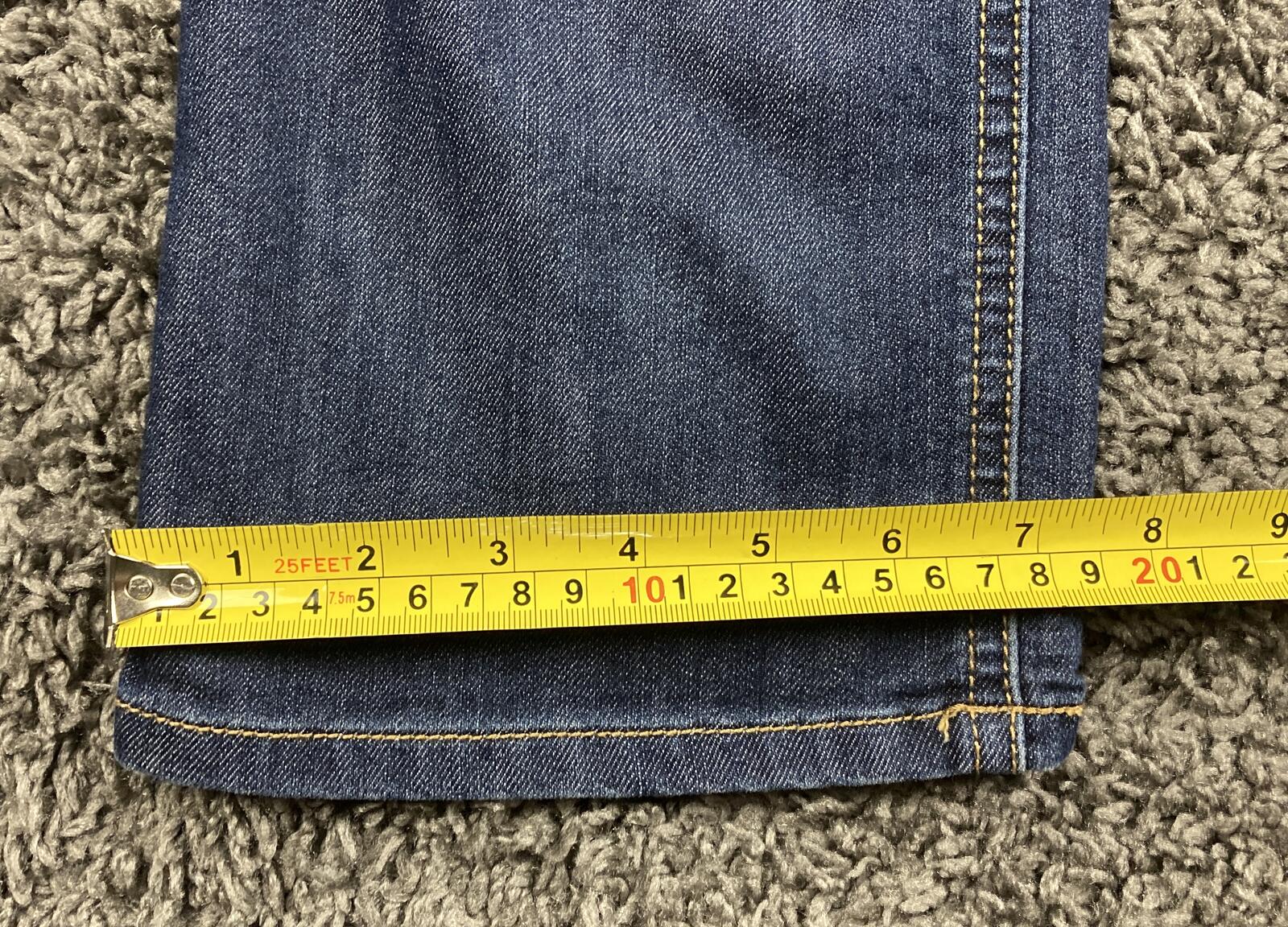 CAbi Lou Lou 334 Women Dark Wash Straight Leg Jeans Denim Classic Stretch Sz 8