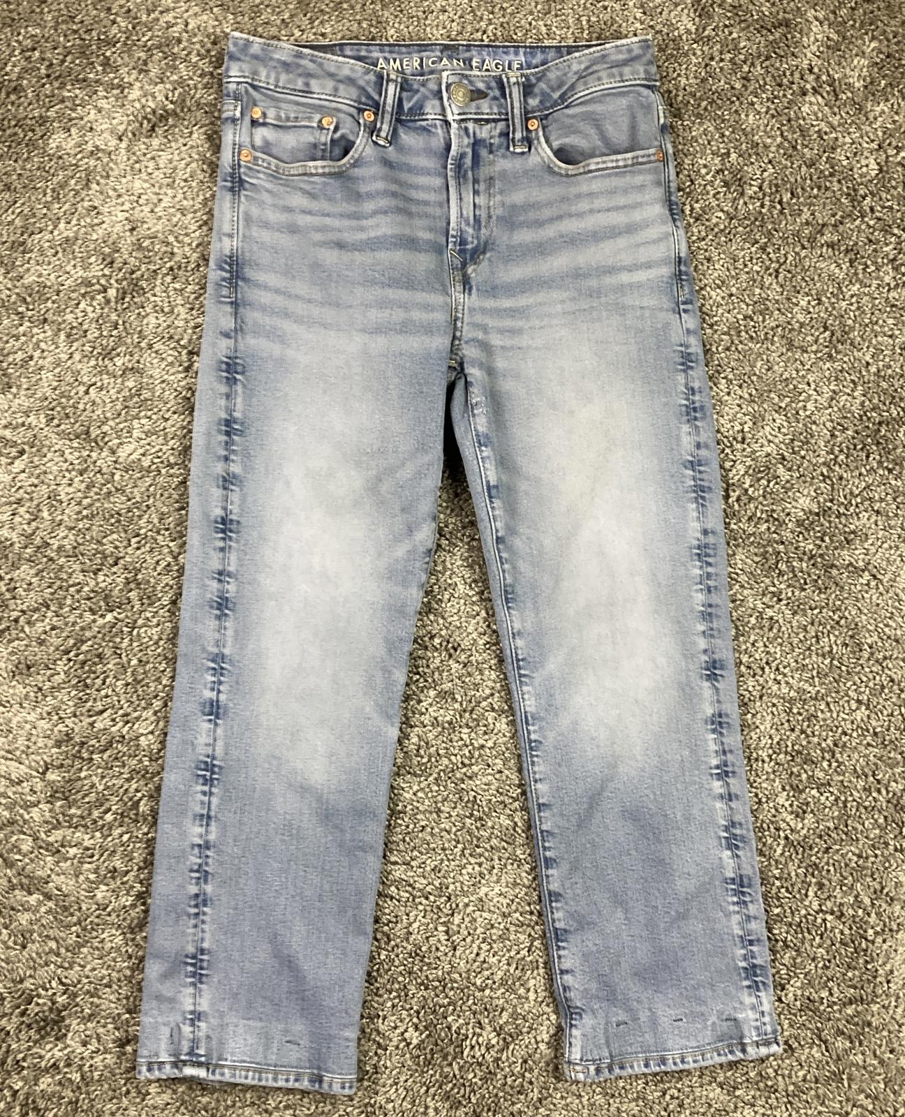 American Eagle Jeans AirFlex+ Original Bootcut Mens Light Wash Blue Size 29x25