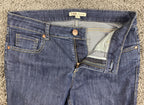 CAbi Lou Lou 334 Women Dark Wash Straight Leg Jeans Denim Classic Stretch Sz 8