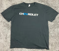 Gildan Chevrolet EV Logo T-Shirt Men’s Sz XL Black Blue White Graphic SoftStyle