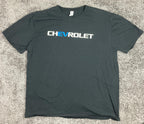 Gildan Chevrolet EV Logo T-Shirt Men’s Sz XL Black Blue White Graphic SoftStyle