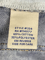 CAbi Lou Lou 334 Women Dark Wash Straight Leg Jeans Denim Classic Stretch Sz 8
