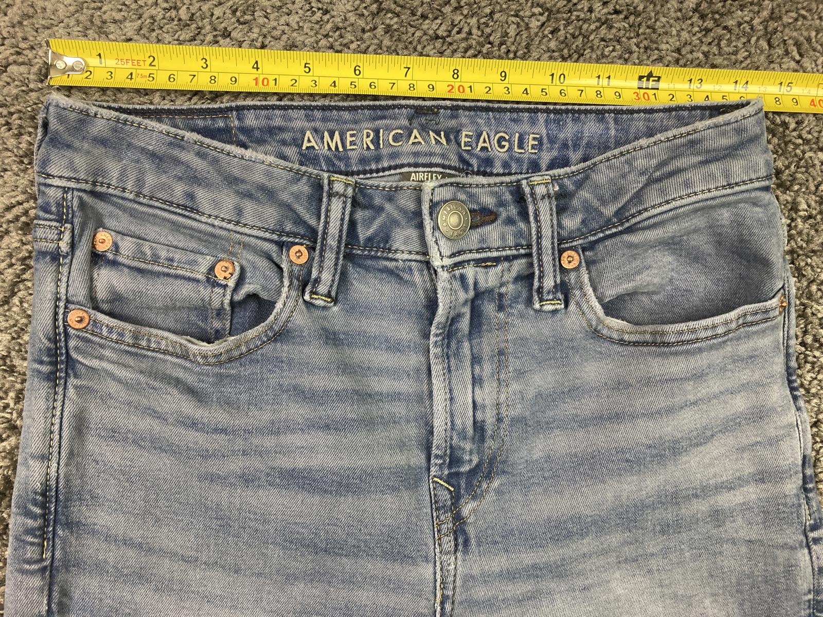 American Eagle Jeans AirFlex+ Original Bootcut Mens Light Wash Blue Size 29x25