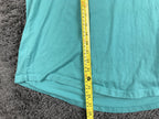 Nike Sportswear Essential Womens Teal Futura Logo T-Shirt Plus Size 1X