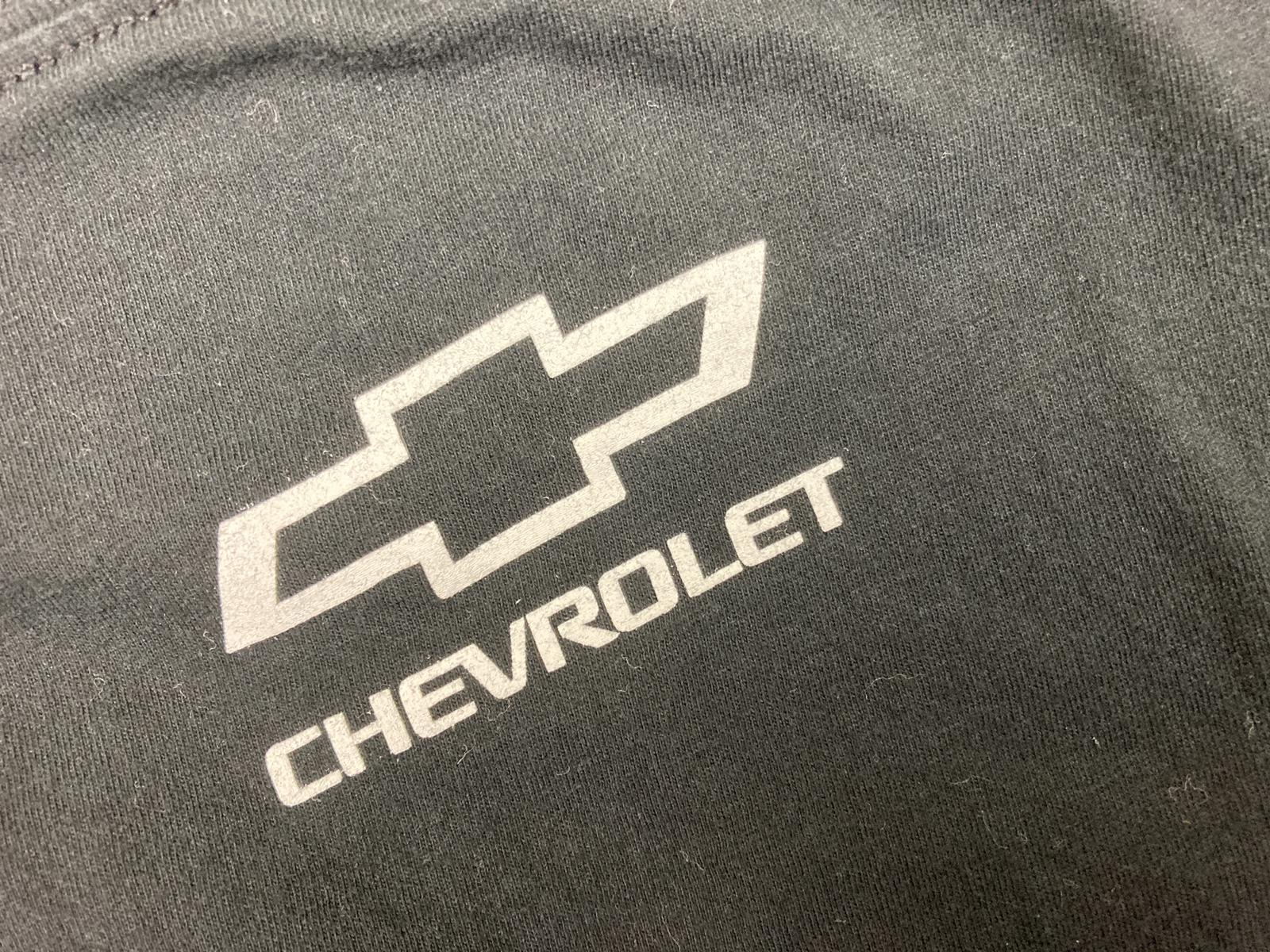 Gildan Chevrolet EV Logo T-Shirt Men’s Sz XL Black Blue White Graphic SoftStyle