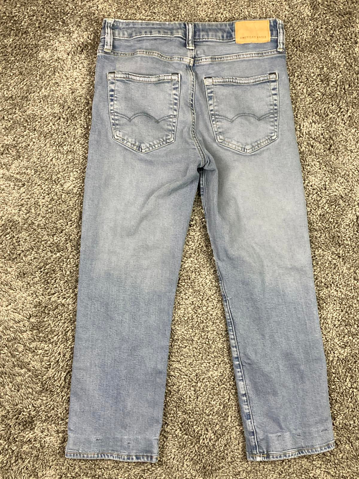American Eagle Jeans AirFlex+ Original Bootcut Mens Light Wash Blue Size 29x25