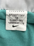 Nike Sportswear Essential Womens Teal Futura Logo T-Shirt Plus Size 1X