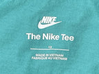 Nike Sportswear Essential Womens Teal Futura Logo T-Shirt Plus Size 1X