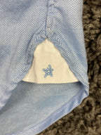 John Varvatos USA Dress Shirt Slim Fit Mens  Light Blue Size 15.5 (34/35)