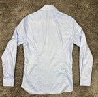 John Varvatos USA Dress Shirt Slim Fit Mens  Light Blue Size 15.5 (34/35)
