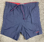 Weekender Swim Trunks Men's Sz S Navy Blue Nylon Mesh Board Shorts 7"