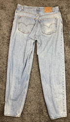 Vintage 90s Levis 560 Jeans Mens Sz 36x34 Tapered Leg Loose Fit Light Wash Y2K