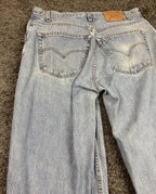 Vintage 90s Levis 560 Jeans Mens Sz 36x34 Tapered Leg Loose Fit Light Wash Y2K