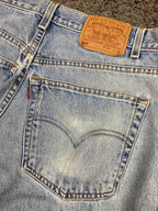 Vintage 90s Levis 560 Jeans Mens Sz 36x34 Tapered Leg Loose Fit Light Wash Y2K