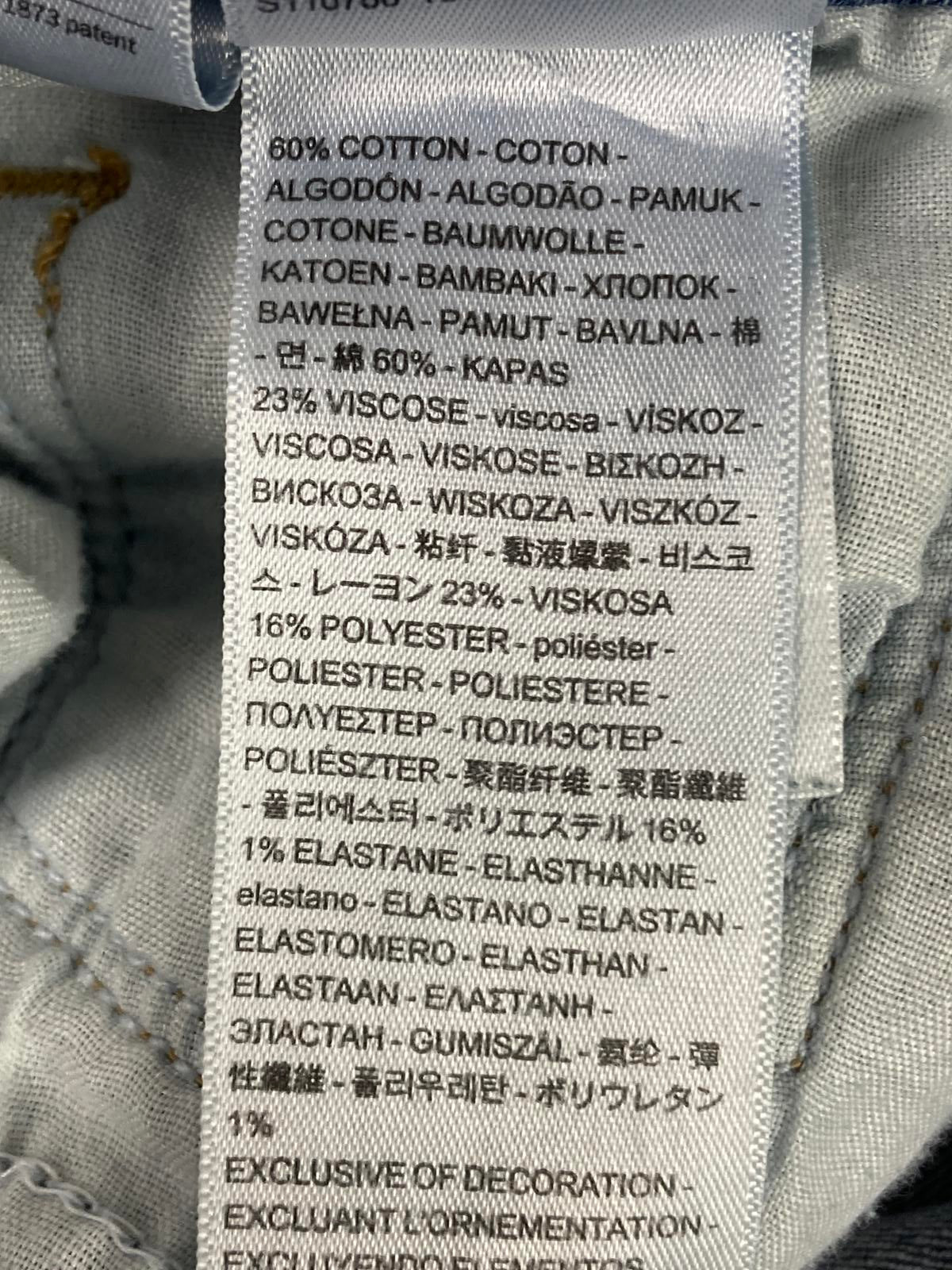 Levi’s Women’s Classic Straight Jeans Blue Stretch Denim Size 4 (27x28)