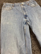 Vintage 90s Levis 560 Jeans Mens Sz 36x34 Tapered Leg Loose Fit Light Wash Y2K