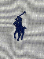 Polo Ralph Lauren Dress Shirt Custom Fit Blue Button-Down Men's Size 17/43