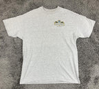 Vintage SeaWorld San Diego Shamu T Shirt Gray 90s Orca Whale Anvil USA Made XL