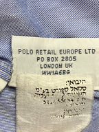 Polo Ralph Lauren Dress Shirt Custom Fit Blue Button-Down Men's Size 17/43