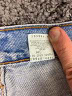 Vintage 90s Levis 560 Jeans Mens Sz 36x34 Tapered Leg Loose Fit Light Wash Y2K