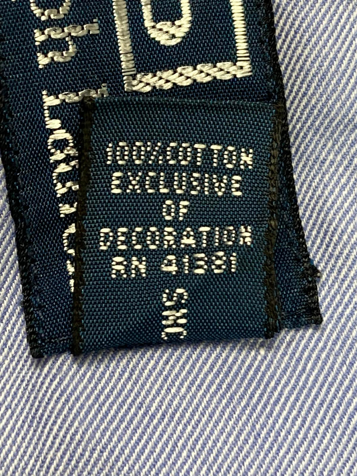 Polo Ralph Lauren Dress Shirt Custom Fit Blue Button-Down Men's Size 17/43