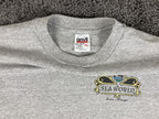 Vintage SeaWorld San Diego Shamu T Shirt Gray 90s Orca Whale Anvil USA Made XL