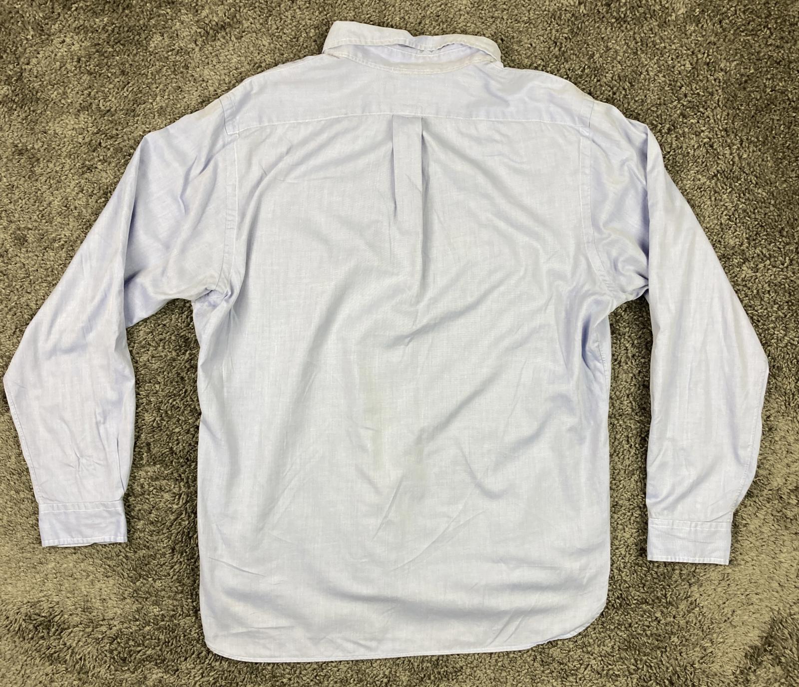 Polo Ralph Lauren Dress Shirt Custom Fit Blue Button-Down Men's Size 17/43