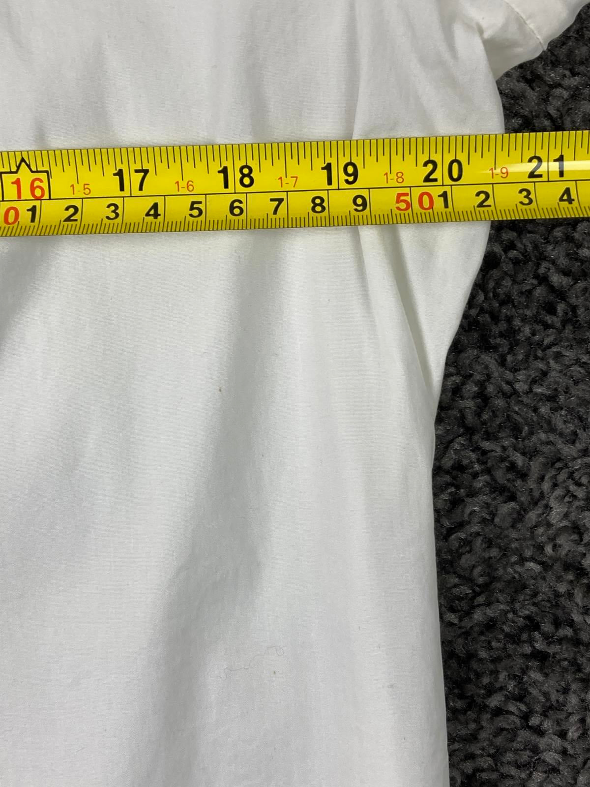 Armani Collezioni Dress Shirt White Pleated Front Women’s Size 16