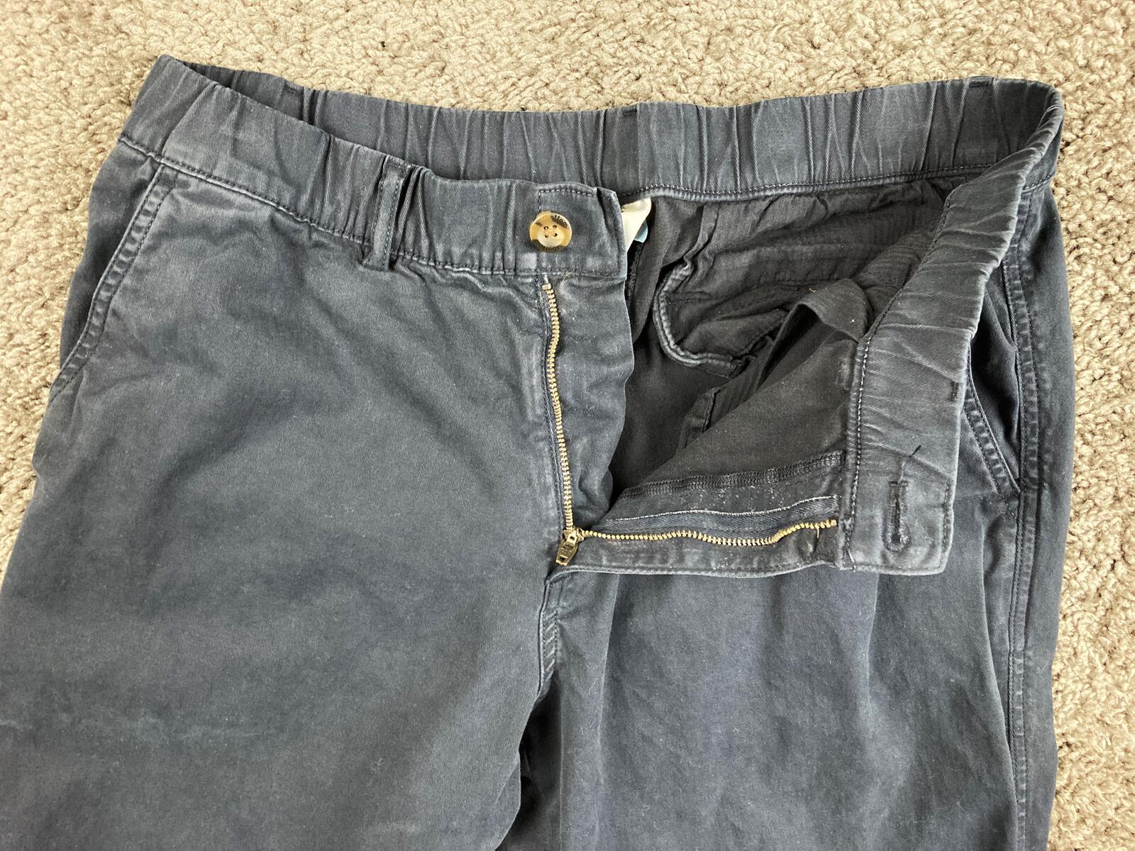 Bearbottom Jogger Pants Men's Blue Stretch Cotton Elastic Waist Sz L 30