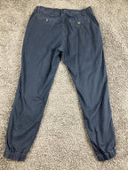 Bearbottom Jogger Pants Men's Blue Stretch Cotton Elastic Waist Sz L 30