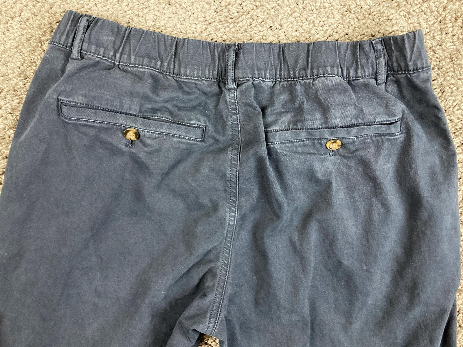 Bearbottom Jogger Pants Men's Blue Stretch Cotton Elastic Waist Sz L 30